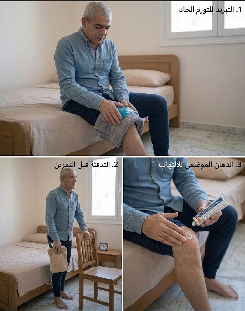 الكمادات والدهانات الموضعيه